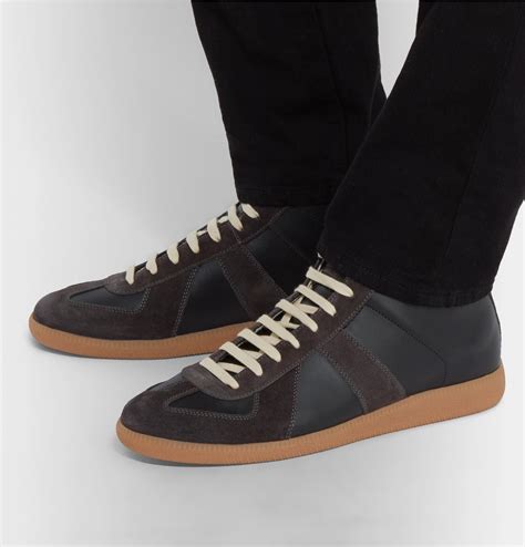 margiela high top replica|maison margiela leather sneakers.